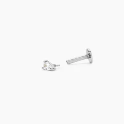 Histoire d'Or Piercing Dulcy Argent Blanc Oxyde De Zirconium Best