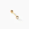 Histoire d'Or Piercing Elpida Or Jaune Oxyde De Zirconium Hot