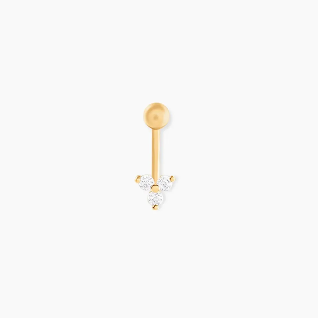 Histoire d'Or Piercing Filib Or Jaune Oxyde De Zirconium Outlet
