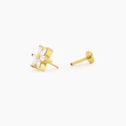 Histoire d'Or Piercing Finna Acier Jaune Oxyde De Zirconium Online
