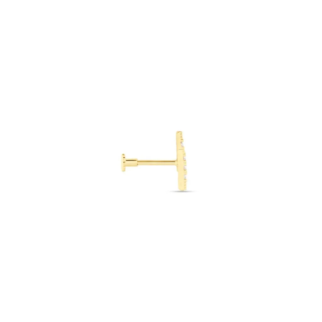 Histoire d'Or Piercing Frida Or Jaune Oxyde De Zirconium