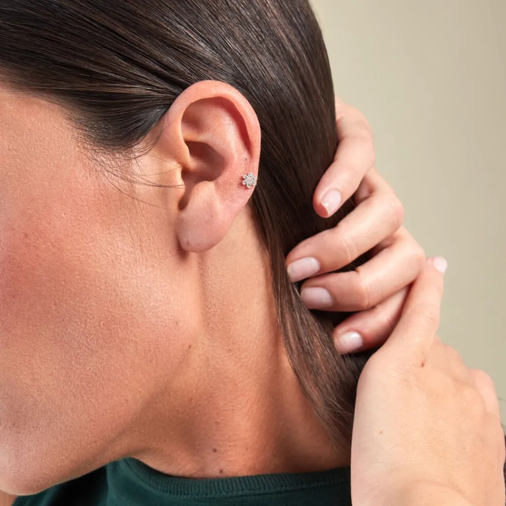 Histoire d'Or Piercing Gedeon Or Jaune Oxyde De Zirconium Discount