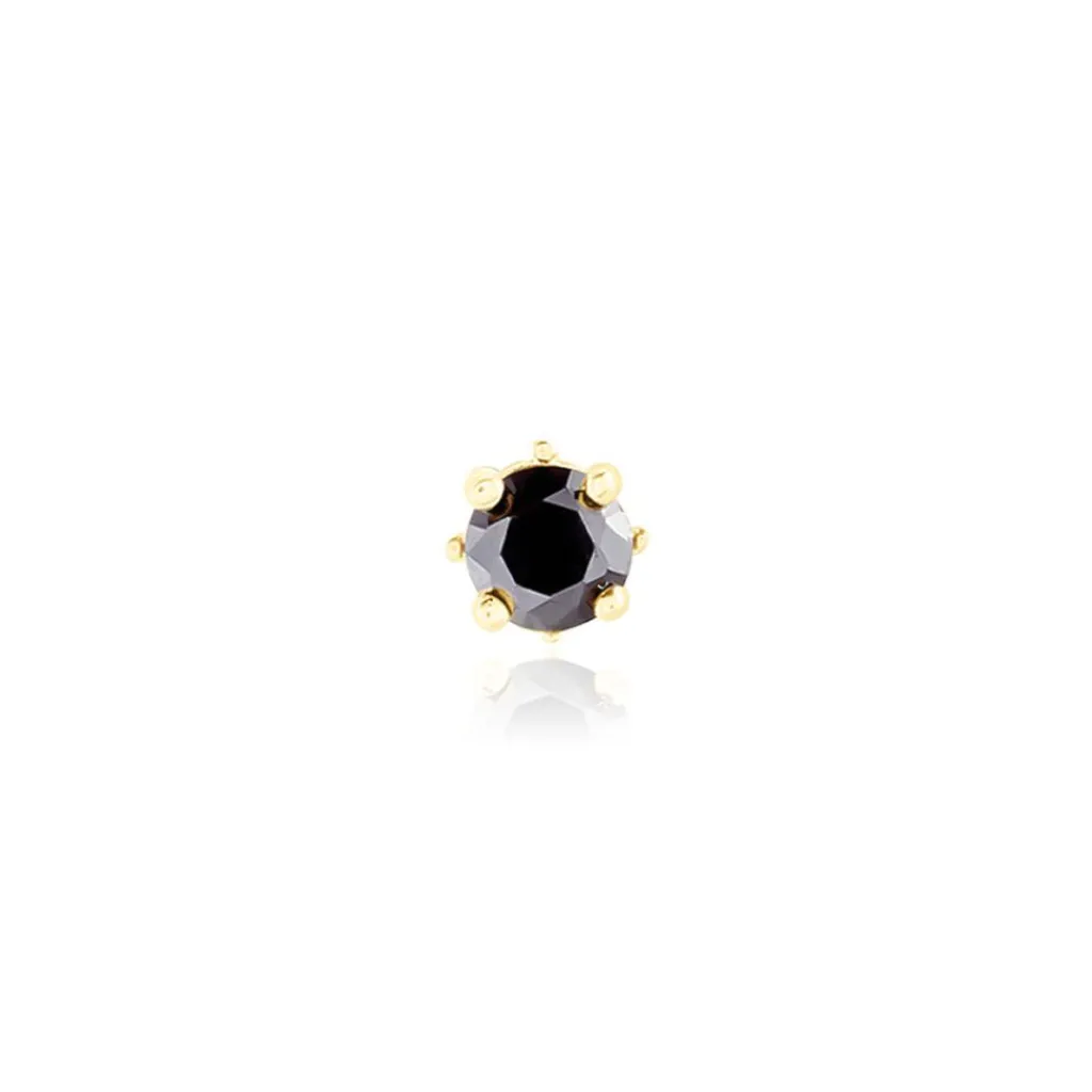 Histoire d'Or Piercing Joanina Or Jaune Oxyde De Zirconium or jaune oxyde noir Clearance