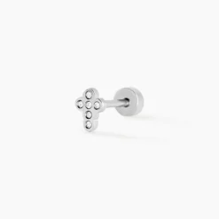 Histoire d'Or Piercing Maanta De Zirconium acier blanc oxyde Clearance