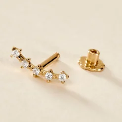 Histoire d'Or Piercing Mave Or Jaune Oxyde De Zirconium Best