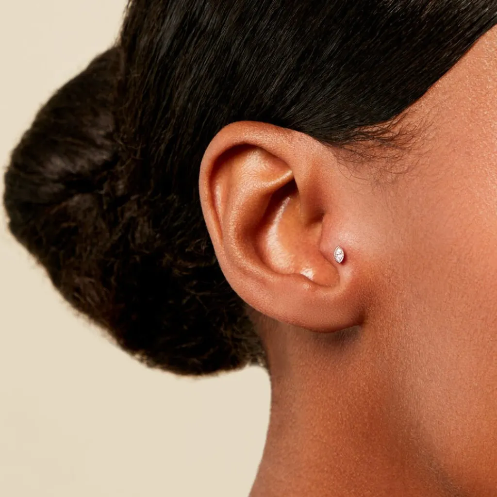 Histoire d'Or Piercing Oliviana Argent Blanc Oxyde De Zirconium Sale