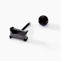 Histoire d'Or Piercing Oruro Acier Noir Oxyde De Zirconium Hot