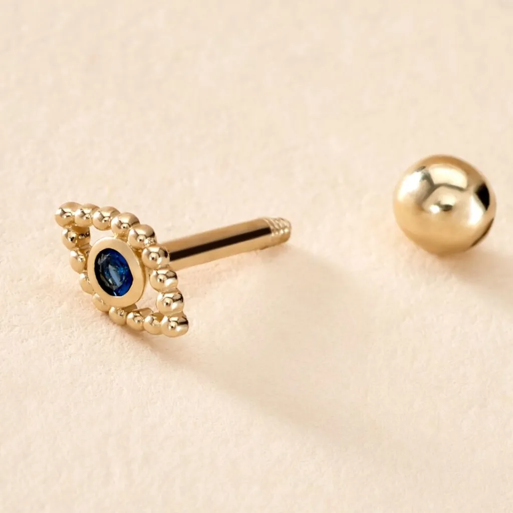 Histoire d'Or Piercing Oya Or Jaune Oxyde De Zirconium Best