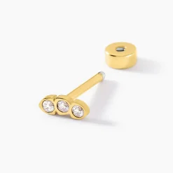 Histoire d'Or Piercing Pirias De Zirconium acier jaune oxyde Hot