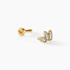 Histoire d'Or Piercing Piroska Or Jaune Diamant Online