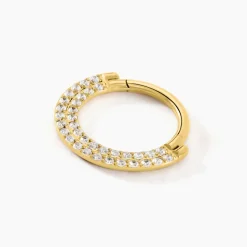 Histoire d'Or Piercing Septum Bettris Acier Jaune Oxyde De Zirconium Sale