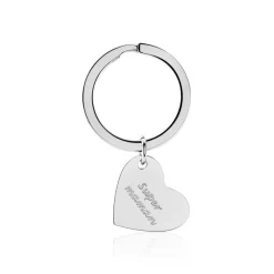Histoire d'Or Porte Clefs Alambrima Acier Blanc Best