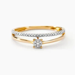 Histoire d'Or Solitaire Accompagne Marjani Or Jaune Diamant