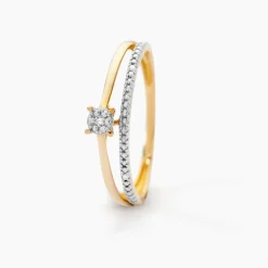 Histoire d'Or Solitaire Accompagne Marjani Or Jaune Diamant