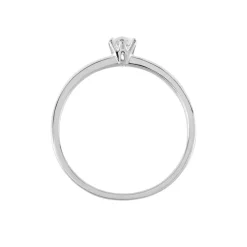Histoire d'Or Solitaire Natalia Pl Platine Blanc Diamant Outlet