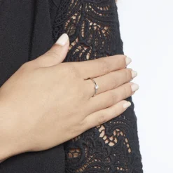 Histoire d'Or Solitaire Natalia Pl Platine Blanc Diamant Outlet