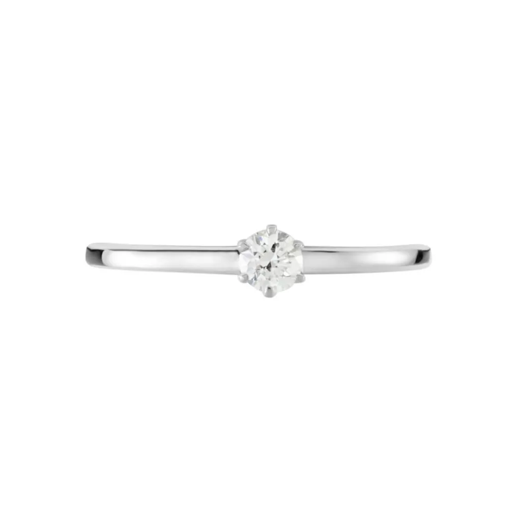 Histoire d'Or Solitaire Natalia Platine Blanc Diamant Best