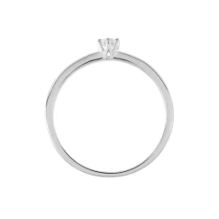 Histoire d'Or Solitaire Natalia Platine Blanc Diamant Best