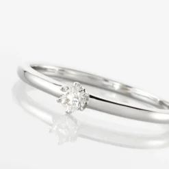 Histoire d'Or Solitaire Natalia Platine Blanc Diamant Best