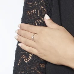 Histoire d'Or Solitaire Natalia Platine Blanc Diamant Best