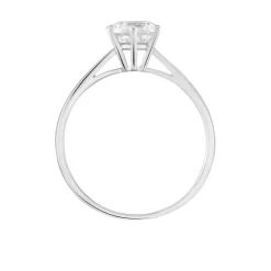 Histoire d'Or Solitaire Or Blanc Laurian Oxyde De Zirconium Blanc or blanc oxyde Sale