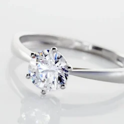 Histoire d'Or Solitaire Or Blanc Laurian Oxyde De Zirconium Blanc or blanc oxyde Sale