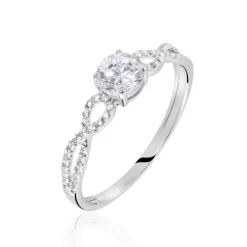 Histoire d'Or Solitaire Or Blanc Sevastiane Oxyde De Zirconium Online