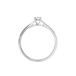 Histoire d'Or Solitaire Victoria Platine Blanc Diamant