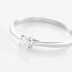 Histoire d'Or Solitaire Victoria Platine Blanc Diamant